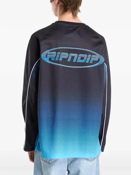 Tricou Ripndip cu gradient negru