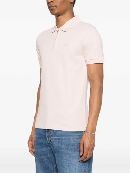 Tricou polo Boss roz
