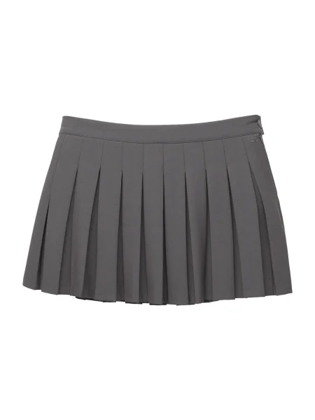 Pull&Bear Sukňa sivá