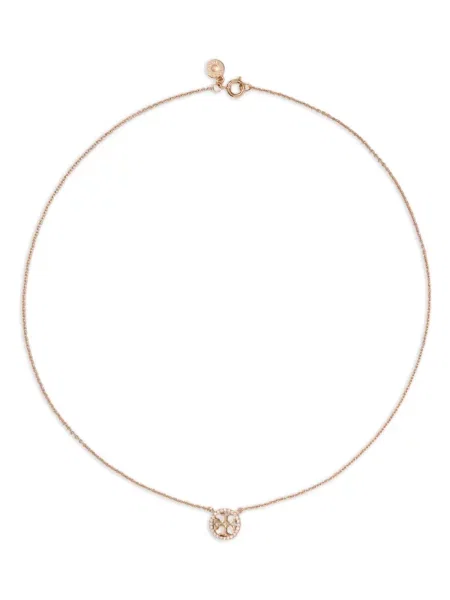 Colier Tory Burch de cristal auriu