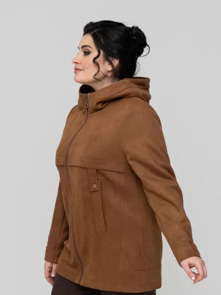 Демісезонна куртка All Posa світло-коричневий коричнева