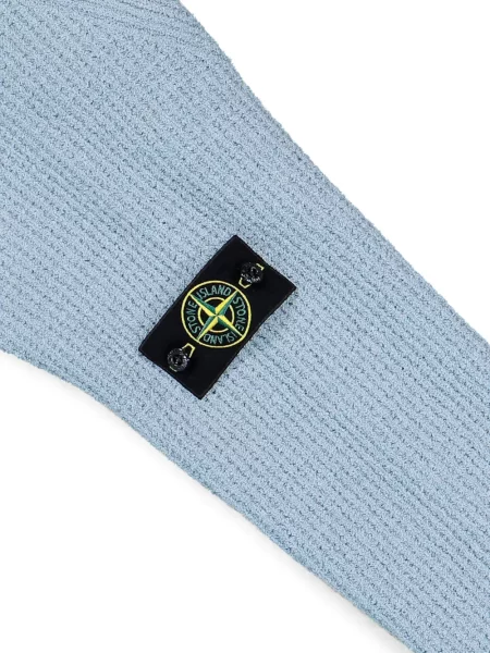 Bouclé pulover Stone Island cu strasuri albastru