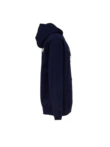Haftowana bluza Drole De Monsieur niebieska