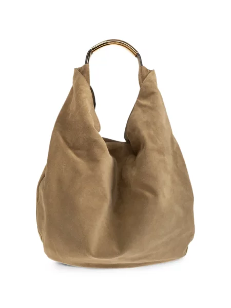 Geantă Moschino din piele de căprioară