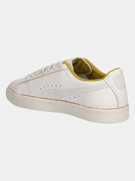 Кожаные кроссовки Puma Clyde бежевые