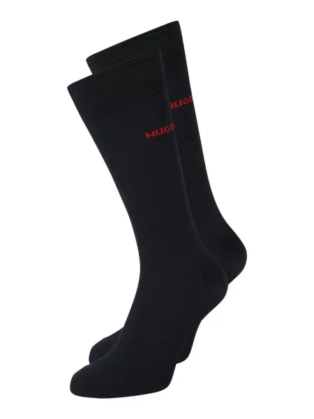 HUGO Nogavice temno modra rdeča