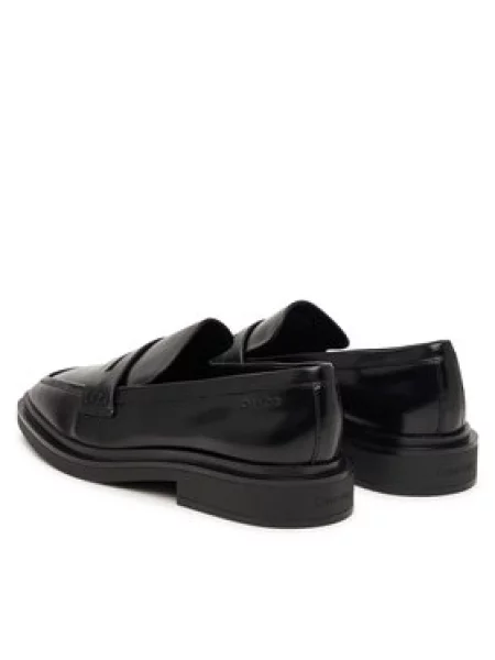 Loaferice Calvin Klein Square Loafer Lth crna