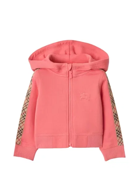 Bluza z kapturem dziecięca Burberry różowa