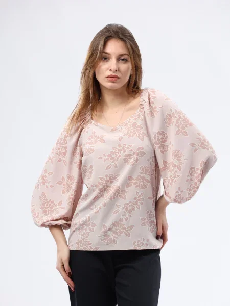 CAT ORANGE Блуза Пудра Віскоза/поліамід помаранчева