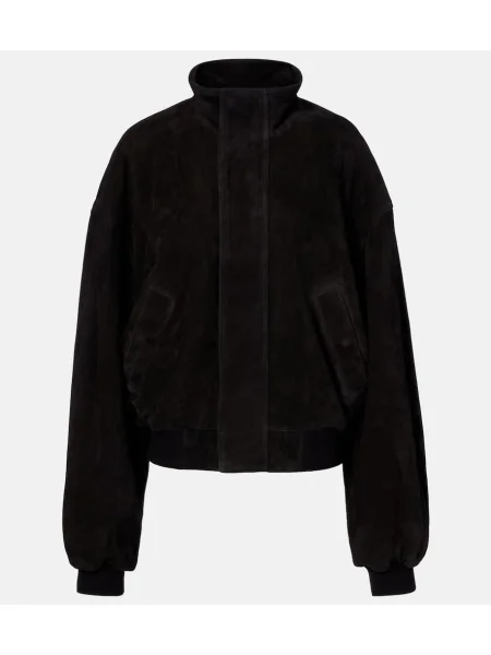 Kurtka Balenciaga zamszowa czarna