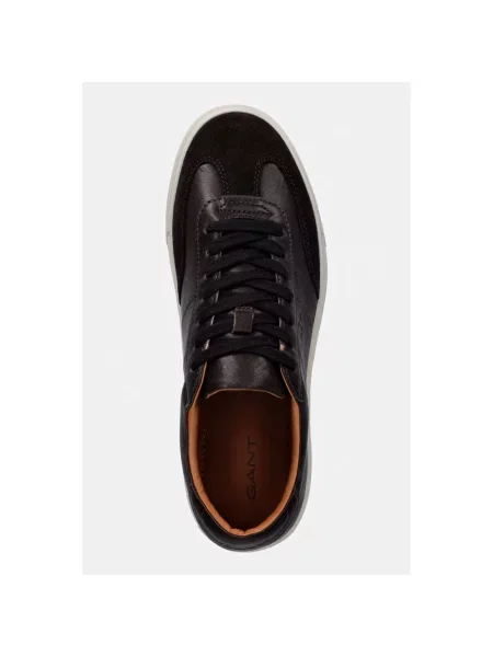 Sneakersy Gant skórzane brązowe