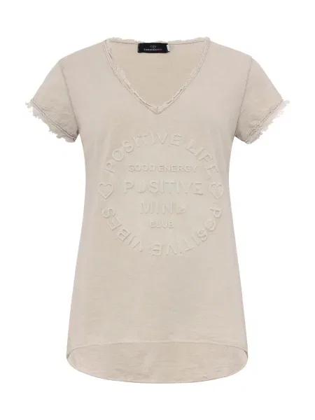 Zwillingsherz Tricou Positive Mind' bej