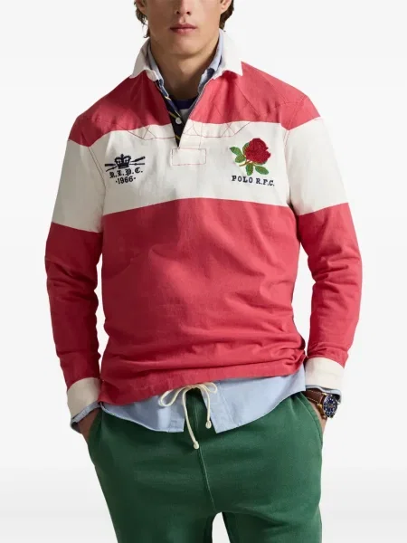 Briaunotas pusiau užtrauktukas zomšinės bokseriai Polo Ralph Lauren balta