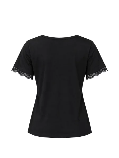 Φλοράλ τοπ Mm6 Maison Margiela ζακάρ μαύρο