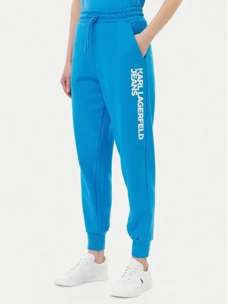 Spodnji del trenirke Karl Lagerfeld Jeans bela