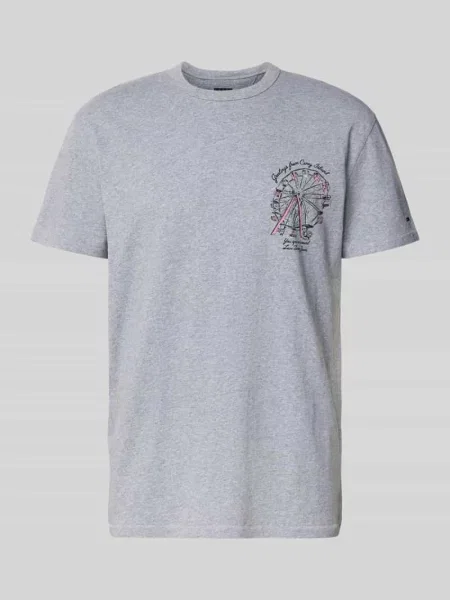T-shirt o kroju regular fit z czystej bawełny Tommy Jeans