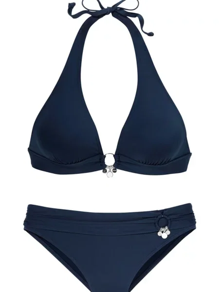 S.Oliver Costum de baie două piese Tonia' albastru