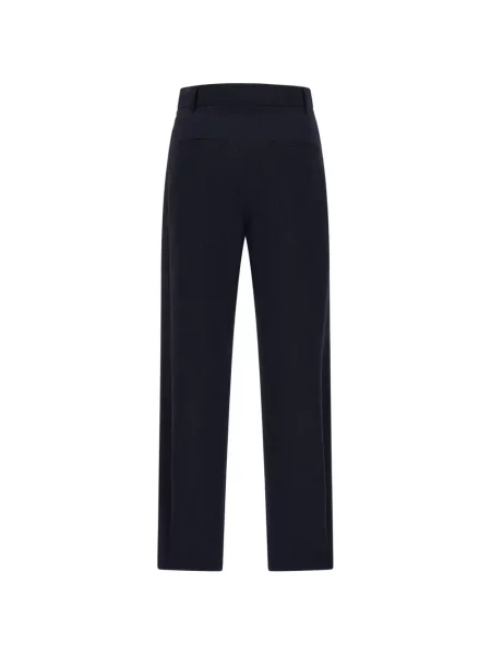 Pantaloni Herno din crep albastru