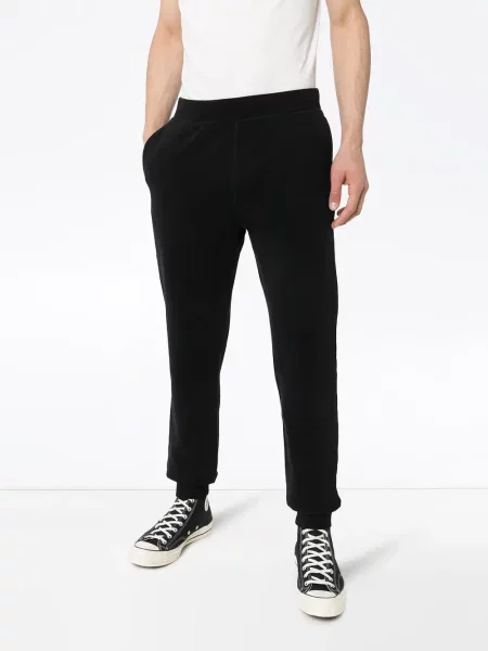 Pantaloni sport Sunspel negru