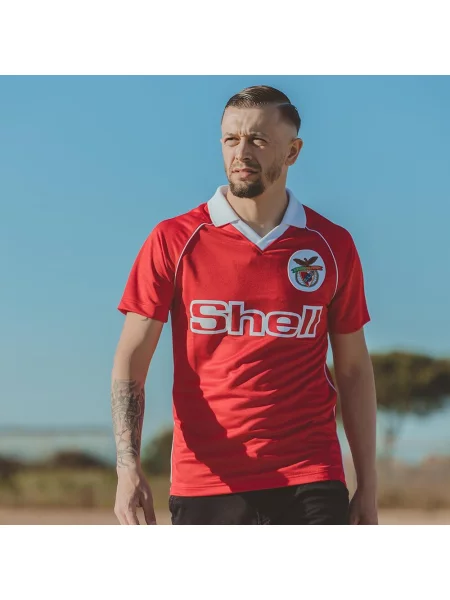 Koszulka retro piłkarska dla dorosłych SL Benfica czerwona