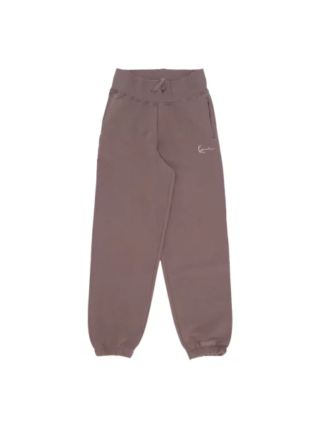 Elastyczna talia talia spodnie Karl Kani brązowe