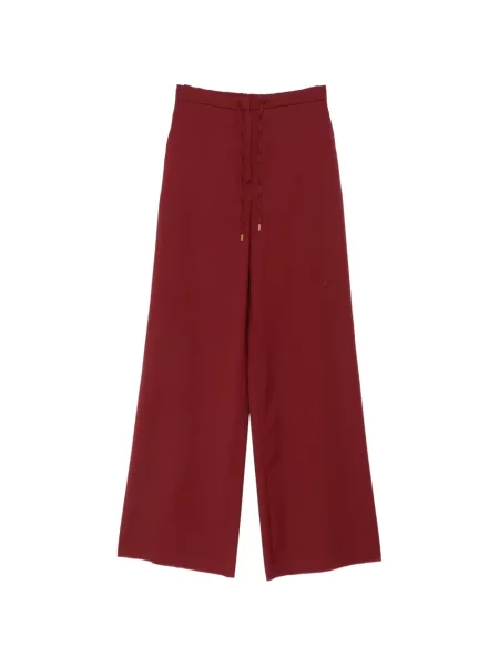 Pantaloni palazzo Max Mara cu cordon roșu