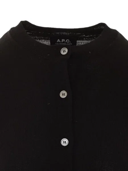 Cardigan A.p.c. cu broderie negru
