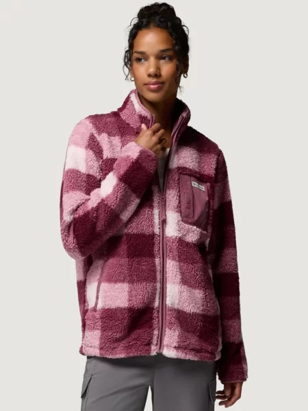 Bluza Kobieta COLUMBIA West Bend Print Full Zip II różowa