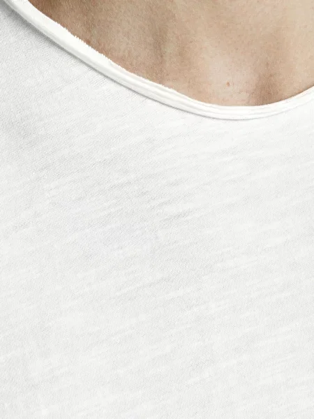 JACK & JONES Majica Basher bela siva