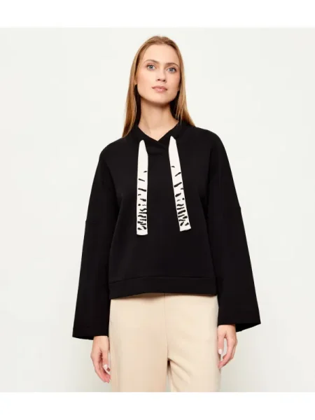 Marc Cain Hanorac | Relaxed fit negru