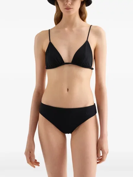 Bikini Jil Sander din jerseu negru