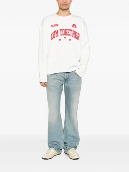 Lung tricou Carne Bollente alb