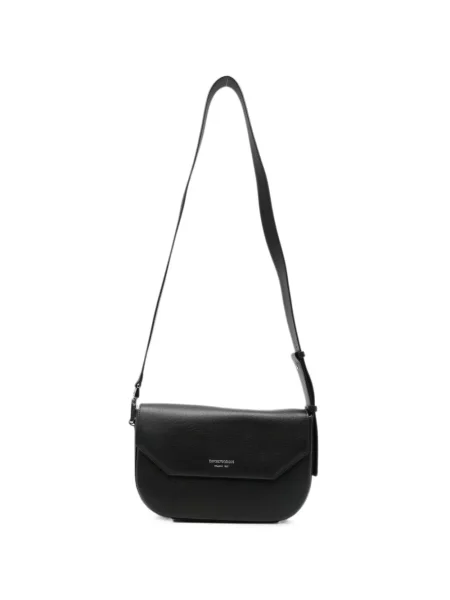 Body Emporio Armani din piele negru