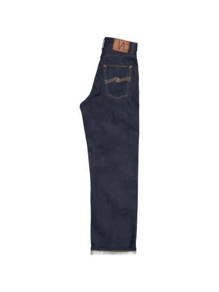 Blugi cu picior larg Nudie Jeans albastru