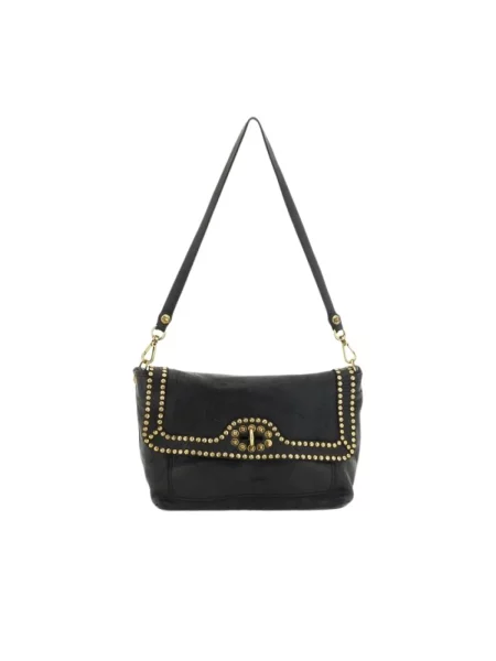 Torebka skórzana Campomaggi skórzana czarna