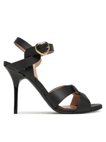 LOVE MOSCHINO Sandale negru