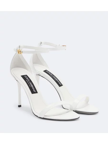 Sandale Dolce&gabbana din piele alb