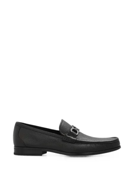 Pantofi loafer Ferragamo cu cataramă maro
