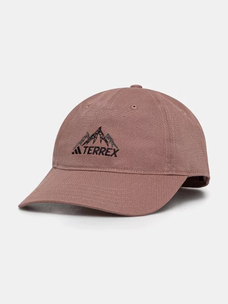 Шапка с козирка adidas TERREX с апликация розово