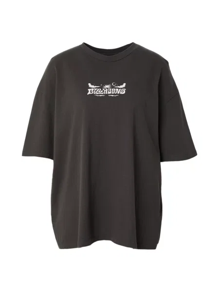 BILLABONG Tricou supradimensional Tropical Filmor negru / murdar alb