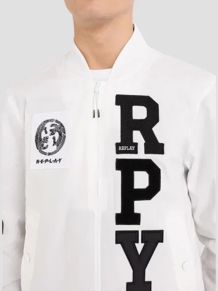 Бомбер Replay белый