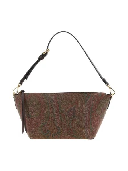 Torebka Etro z wzorem paisley brązowa