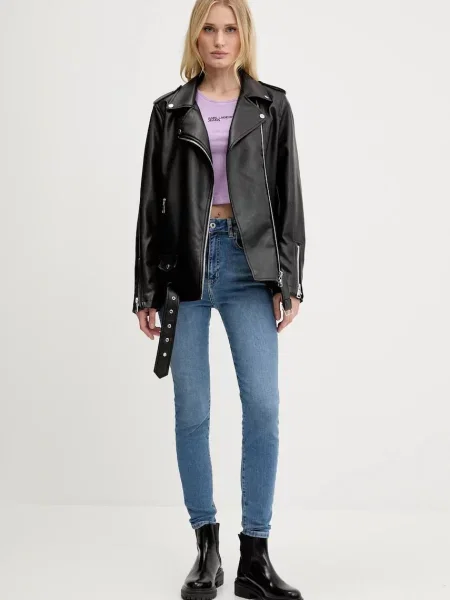 Топ Karl Lagerfeld Jeans фиолетовый