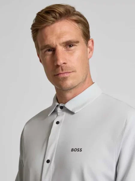 Koszula casualowa o kroju relaxed fit z funkcją Odor Control Boss Green