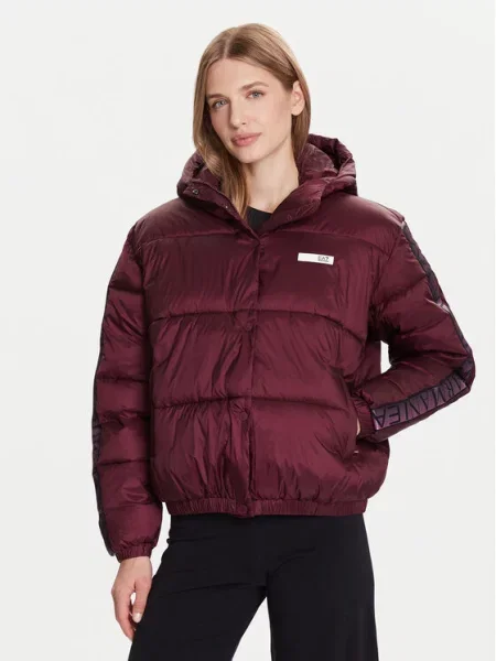 Emporio Armani Zimska jakna Bordo rdeča