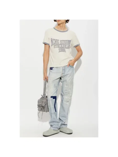 Jeansy Acne Studios niebieskie