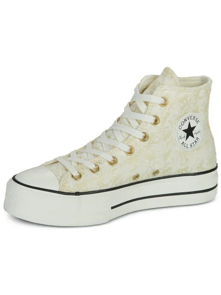 Pantofi Converse cu platformă bej