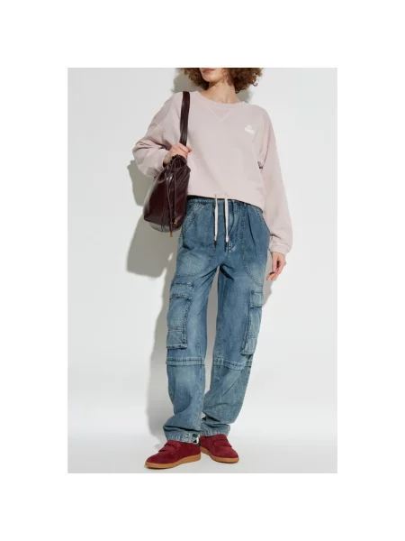 Bluza Marant Etoile o skróconej długości różowa