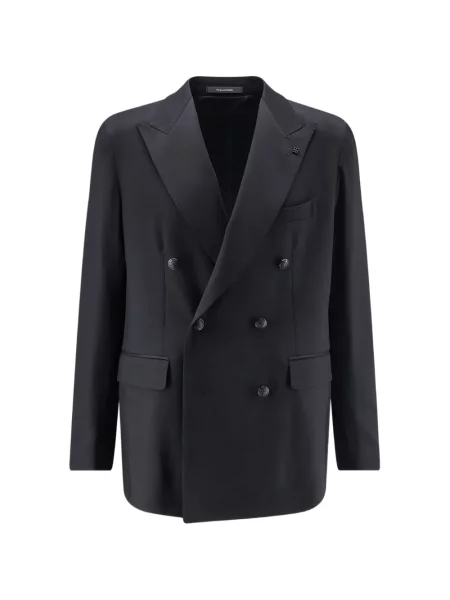 Costum Tagliatore cu două rânduri de nasturi negru