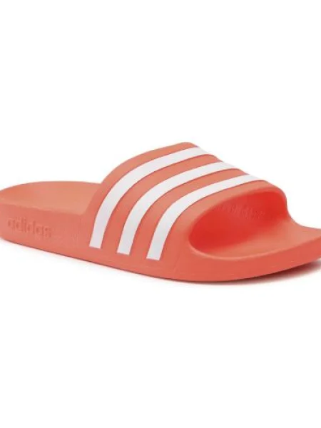 Šľapky adidas Adilette Aqua Solar Red/Cloud White/Solar Red oranžová